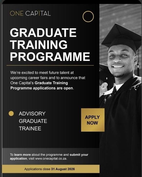 Graduate Training Programme 2026 at ONE CAPITAL